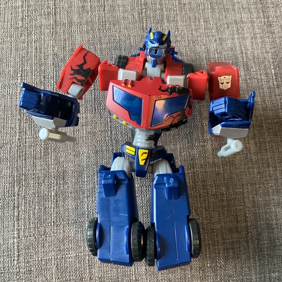 Hasbro Transformers 2008 Animated Voyager Class Optimus Prime - Picture 5 of 5